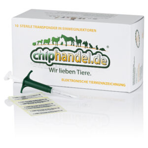RFID Tierchip Standard (groß) - Deutscher Ländercode 276 mit aufeinander folgenden Chipnummern * für Tiere ab 3kg