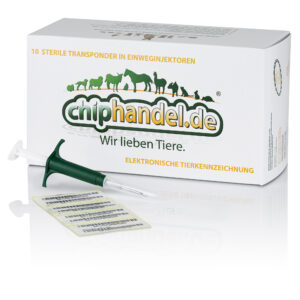 RFID Tierchip international Standard (groß) - Herstellercode 941 mit aufeinander folgenden Chipnummern * für Tiere ab 3kg